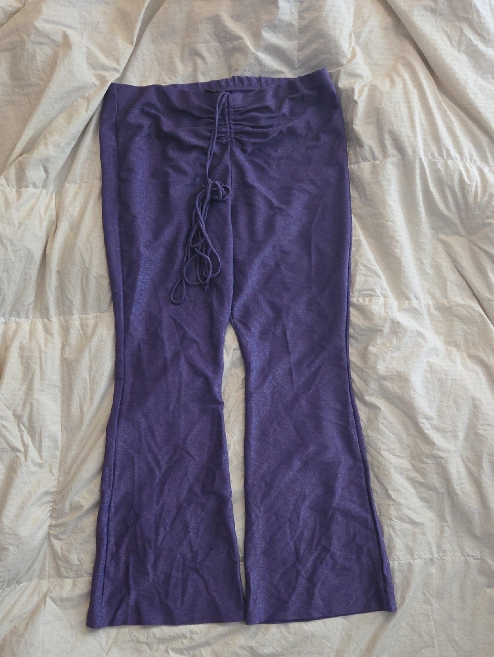 wild fable Purple Knit Waistband Pants